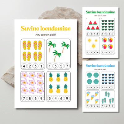 Loendamise tööleht - suvi