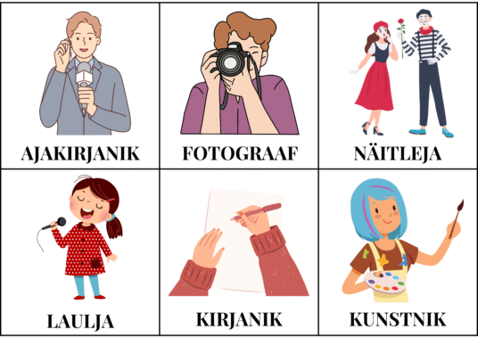 "Ametid/elukutsed (“Leia ühine sümbol”, pildikaardid, tööleht, piltsõnastik)” - Image 3