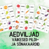 "AEDVILJAD - väikesed sõna- ja pildikaardid (30 tk)"