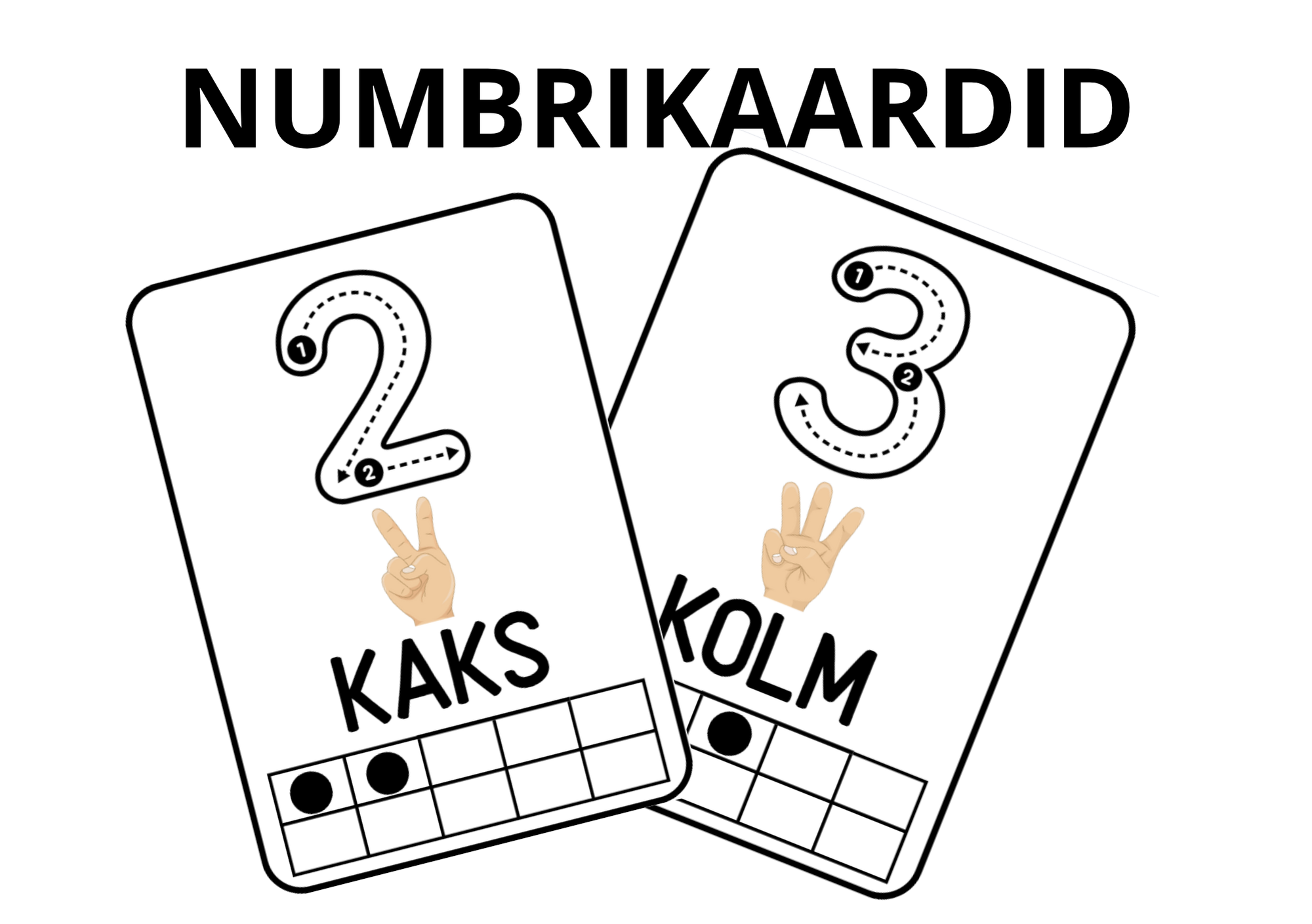 Numbrikaardid 1-10