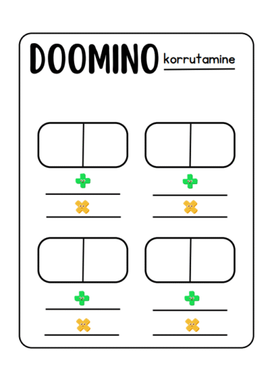 Doomino korrutamine ja liitmine