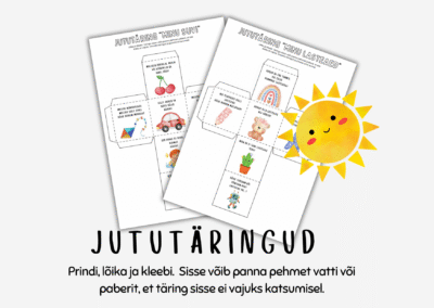 Jututäringud. " Minu suvi" ja "Minu lasteaed".