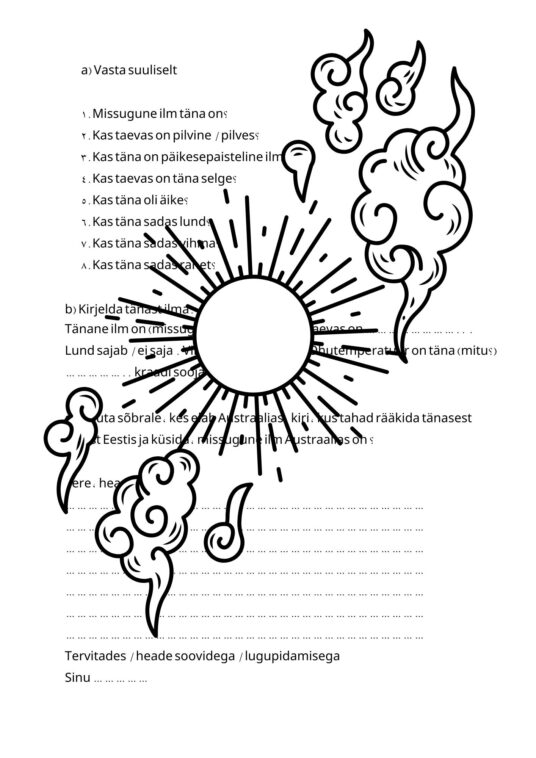 ILM - tööleht (A2); kiri - Image 2