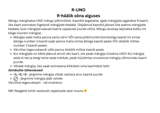 R-UNO: R-häälik sõna alguses - Image 2