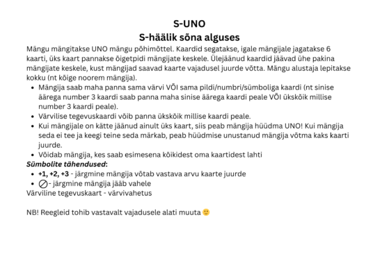 S-UNO: S-häälik sõna alguses - Image 2