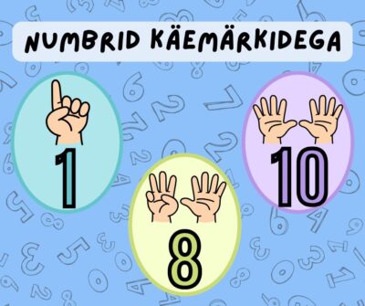 Numbrid käemärkidega (seinale)