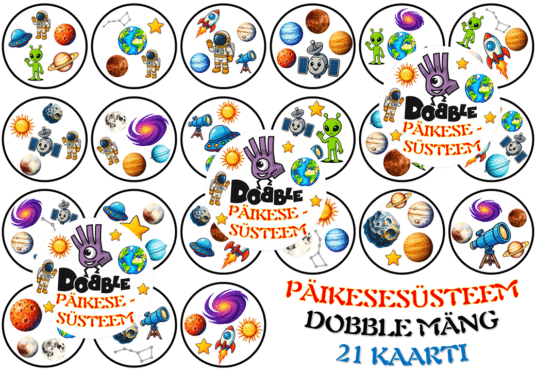 DOBBLE mäng - PÄIKESESÜSTEEM - Image 2