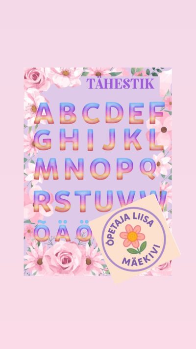 Tähestik seinale