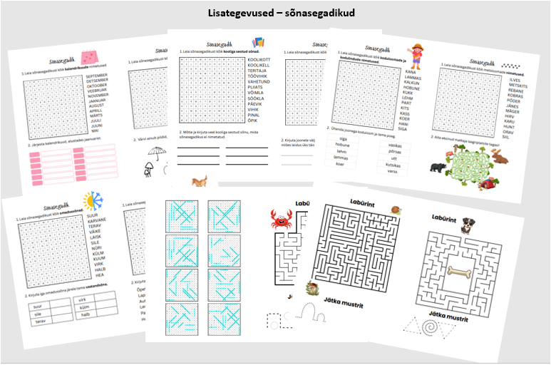 Lisaülesanded, sõnasegadikud