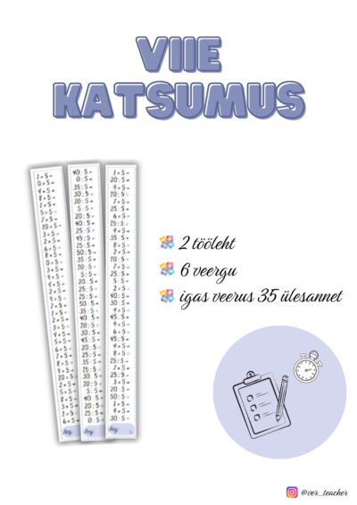 Viie katsumus
