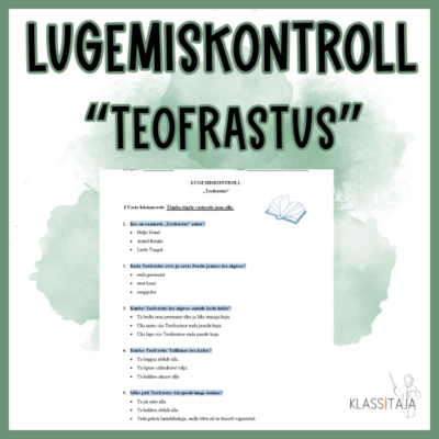 Lugemiskontroll "TEOFRASTUS"