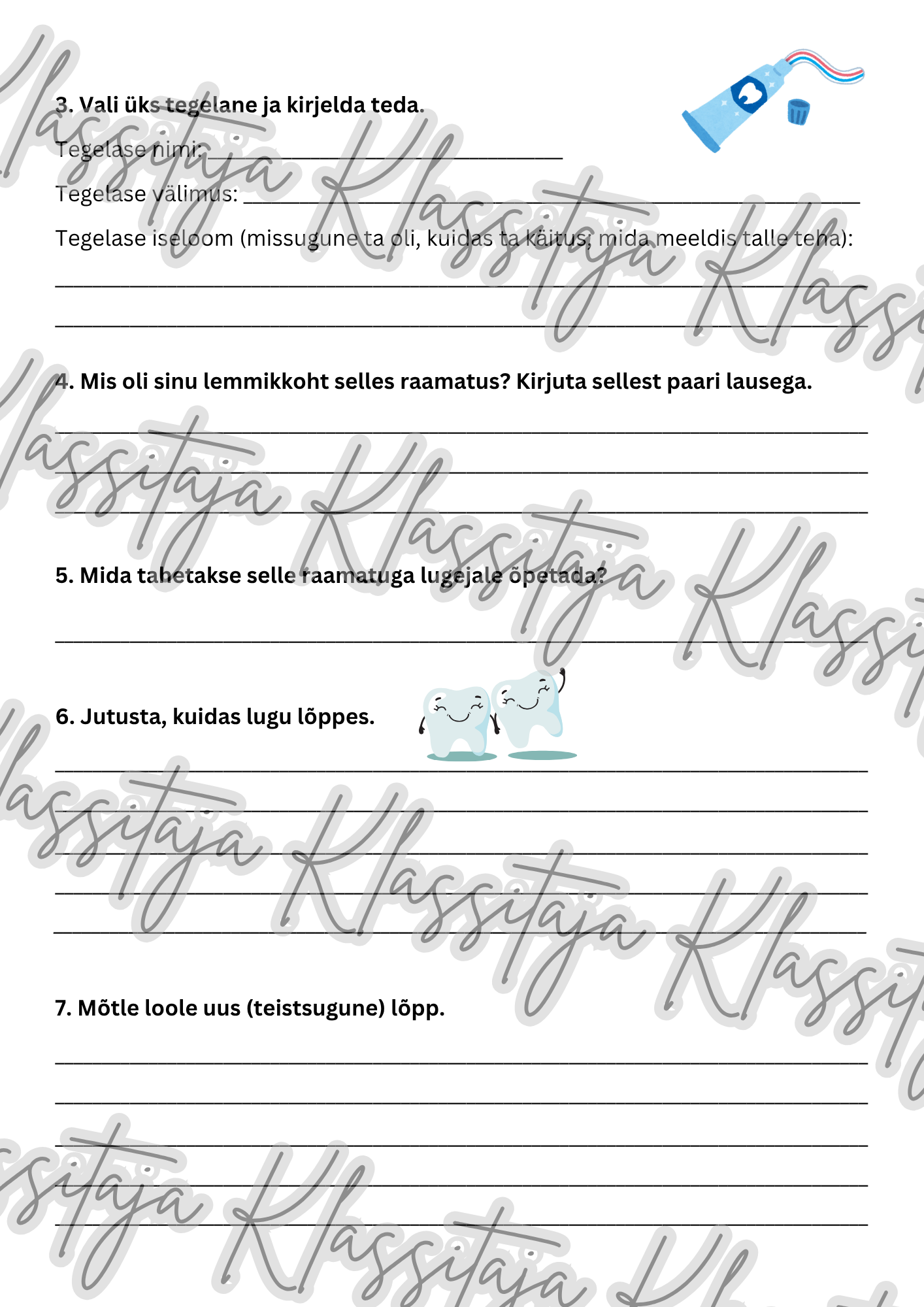 Lugemiskontroll "SÖÖBIK JA PISIK" - Image 3