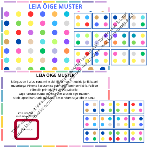LEIA ÕIGE MUSTER