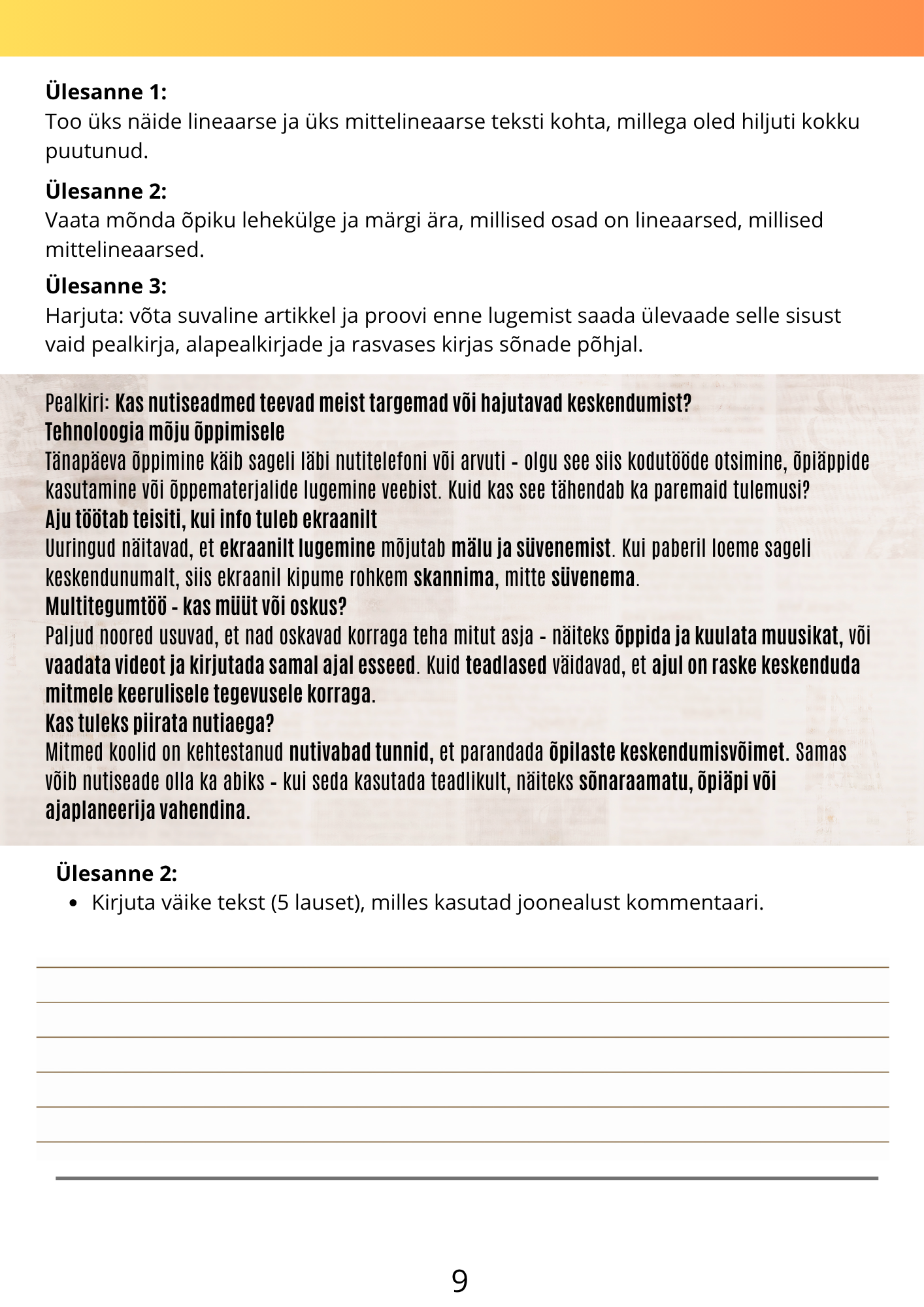 Diferentseeritud tööraamat 9.klassile I osa - Image 4