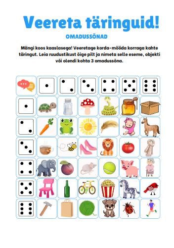 Lauamängud omadussõnade õppimiseks - Image 2