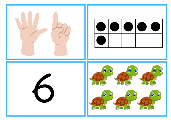 Õppekaardid - arvu, numbri ja hulga seosed ( arvud 1-10) - Image 2