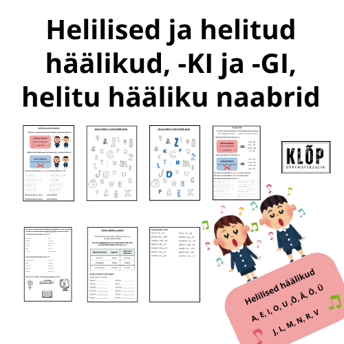 Helilised ja helitud häälikud, -KI ja -GI, helitu hääliku naabrid