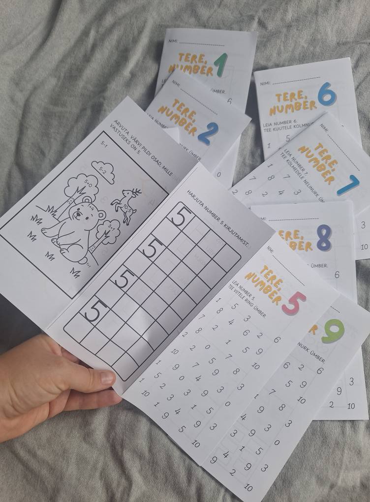 Numbrite 1 kuni 9 voldikud - Image 3