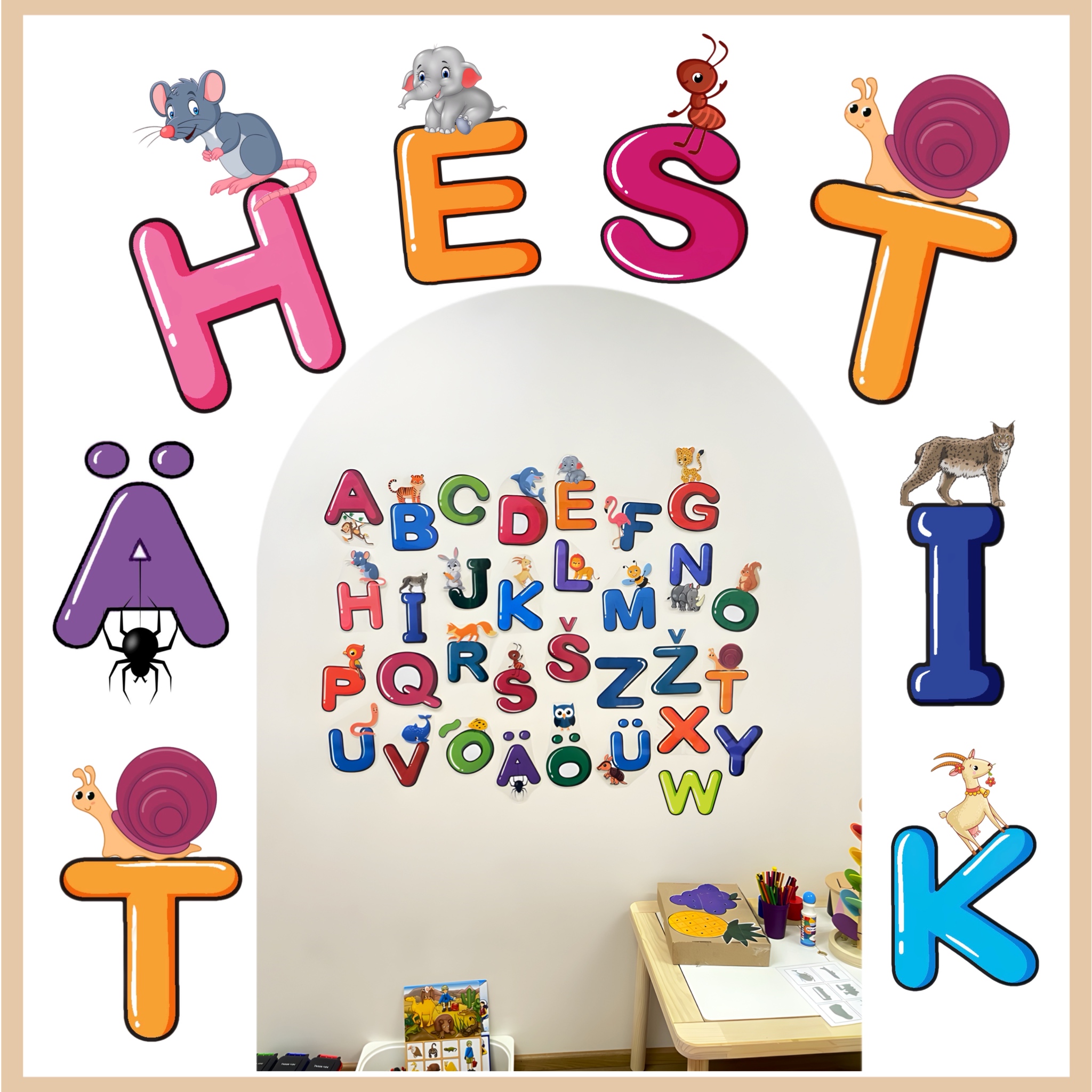 Loomade tähestik lastele