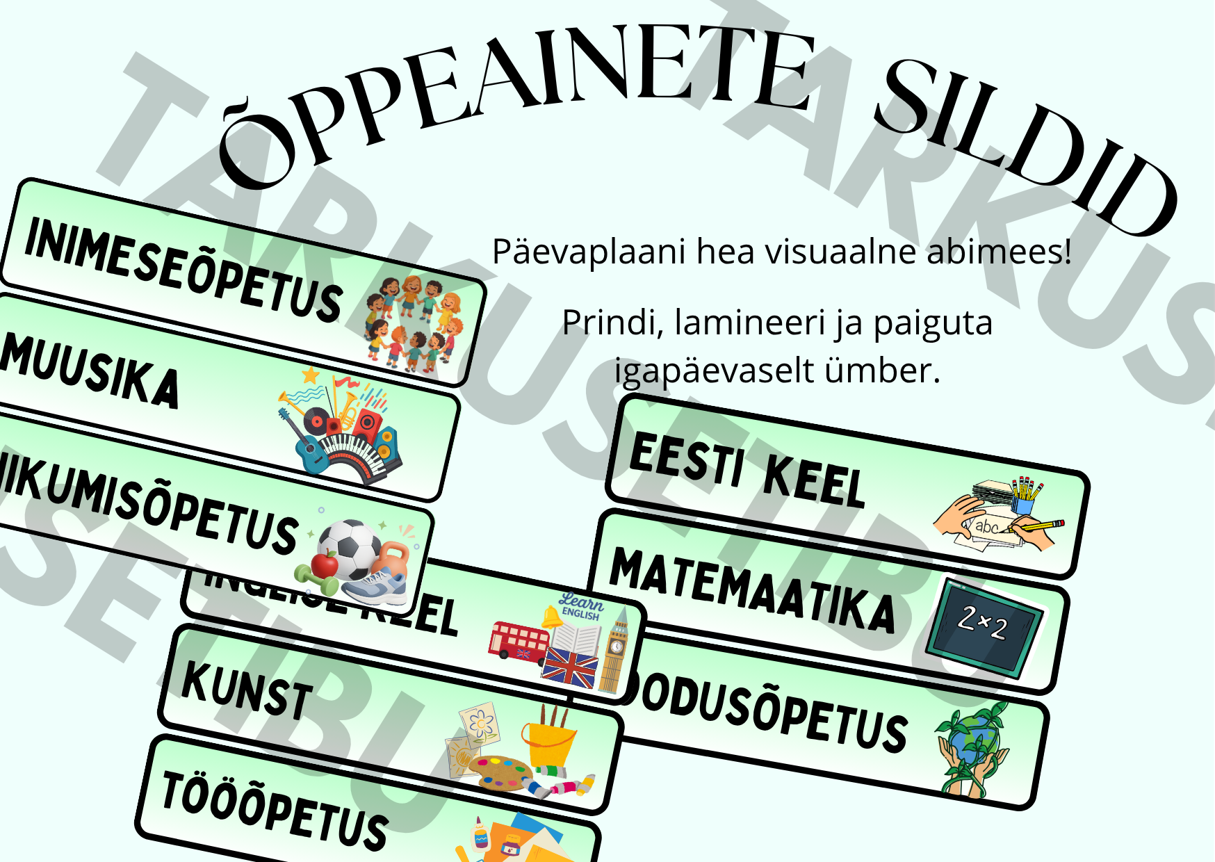 Õppeainete sildid