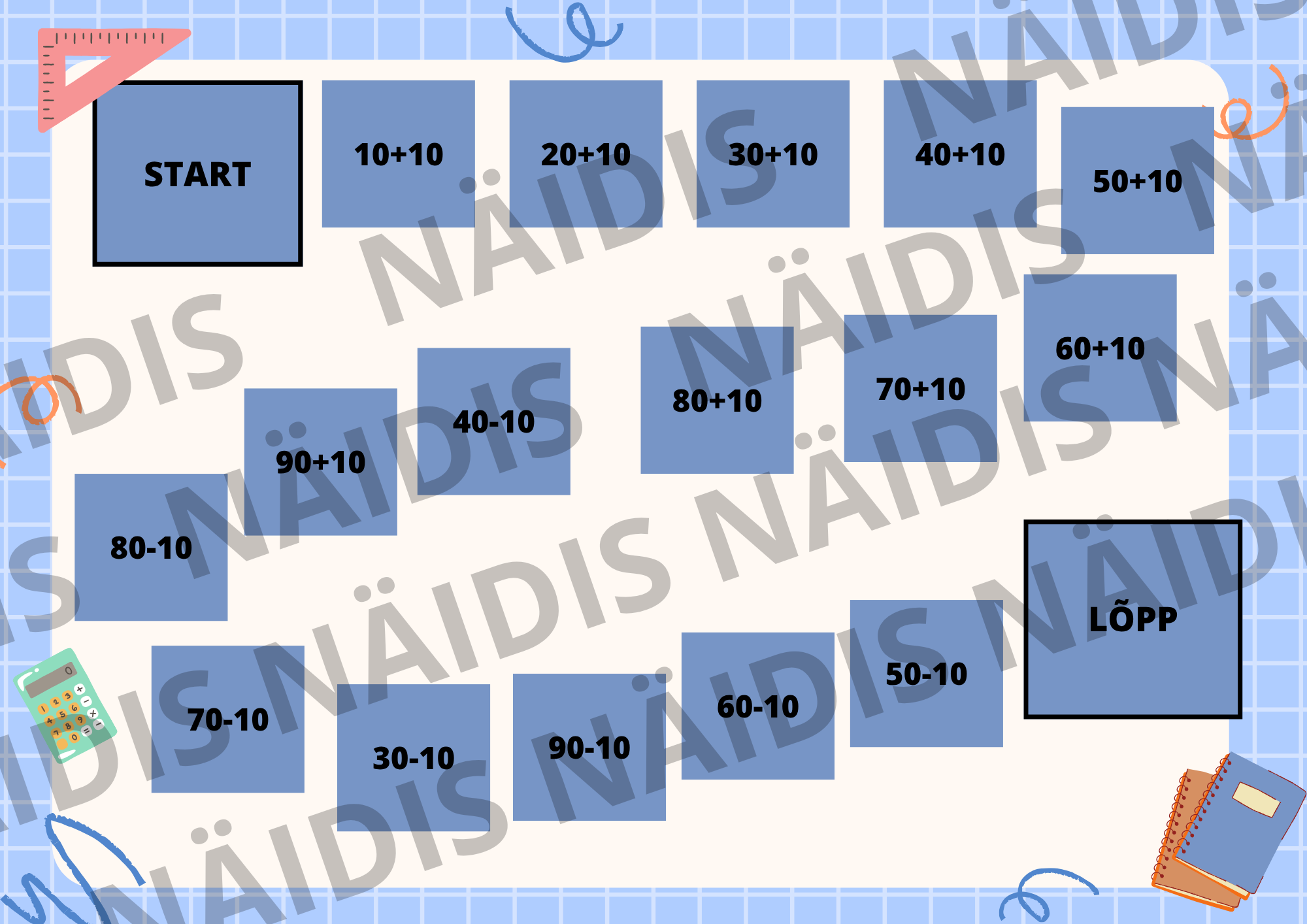 Matemaatika lauamängud (5 tk- erineva tasemega) - Image 3