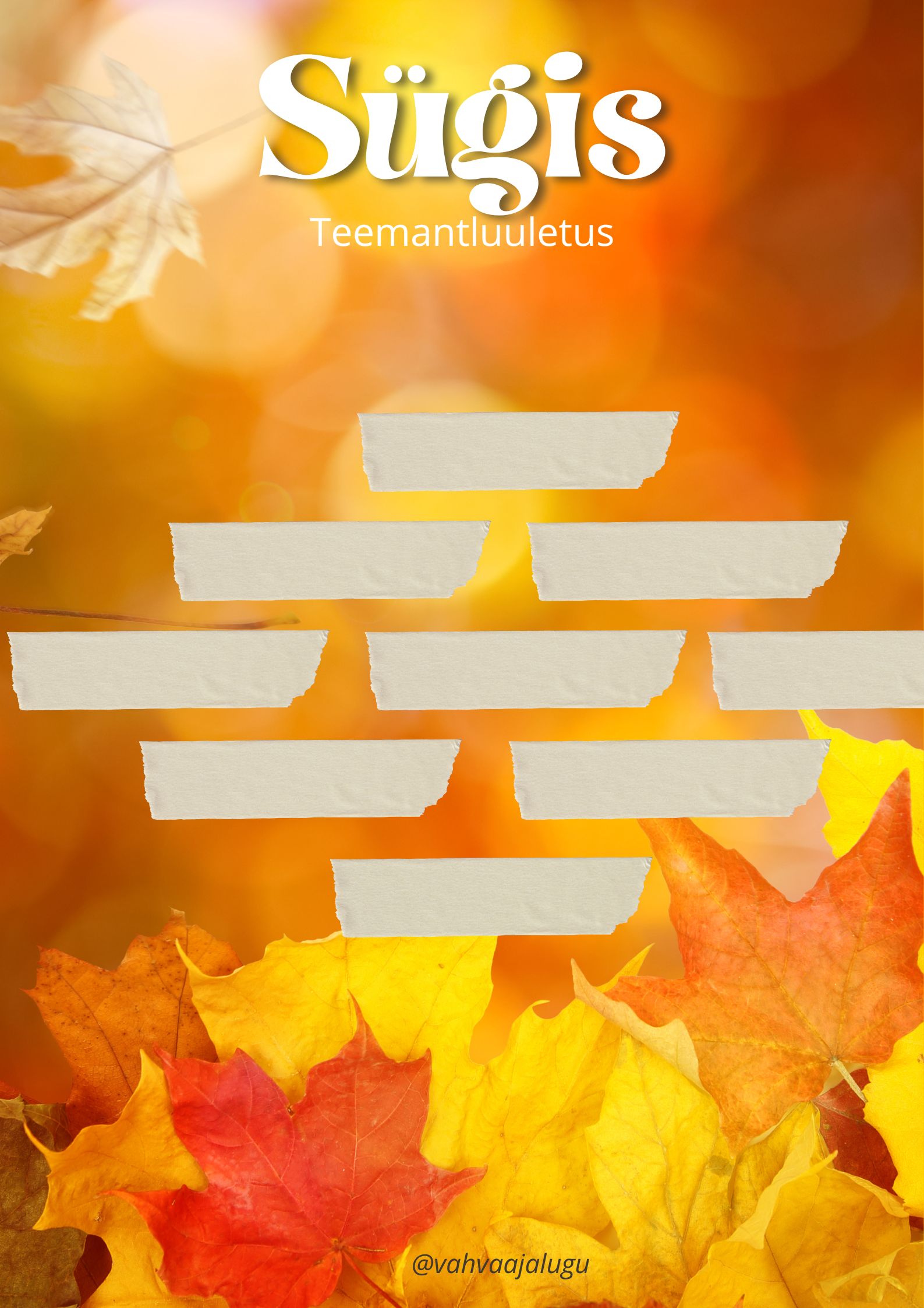 Teemantluuletus. Sügis.