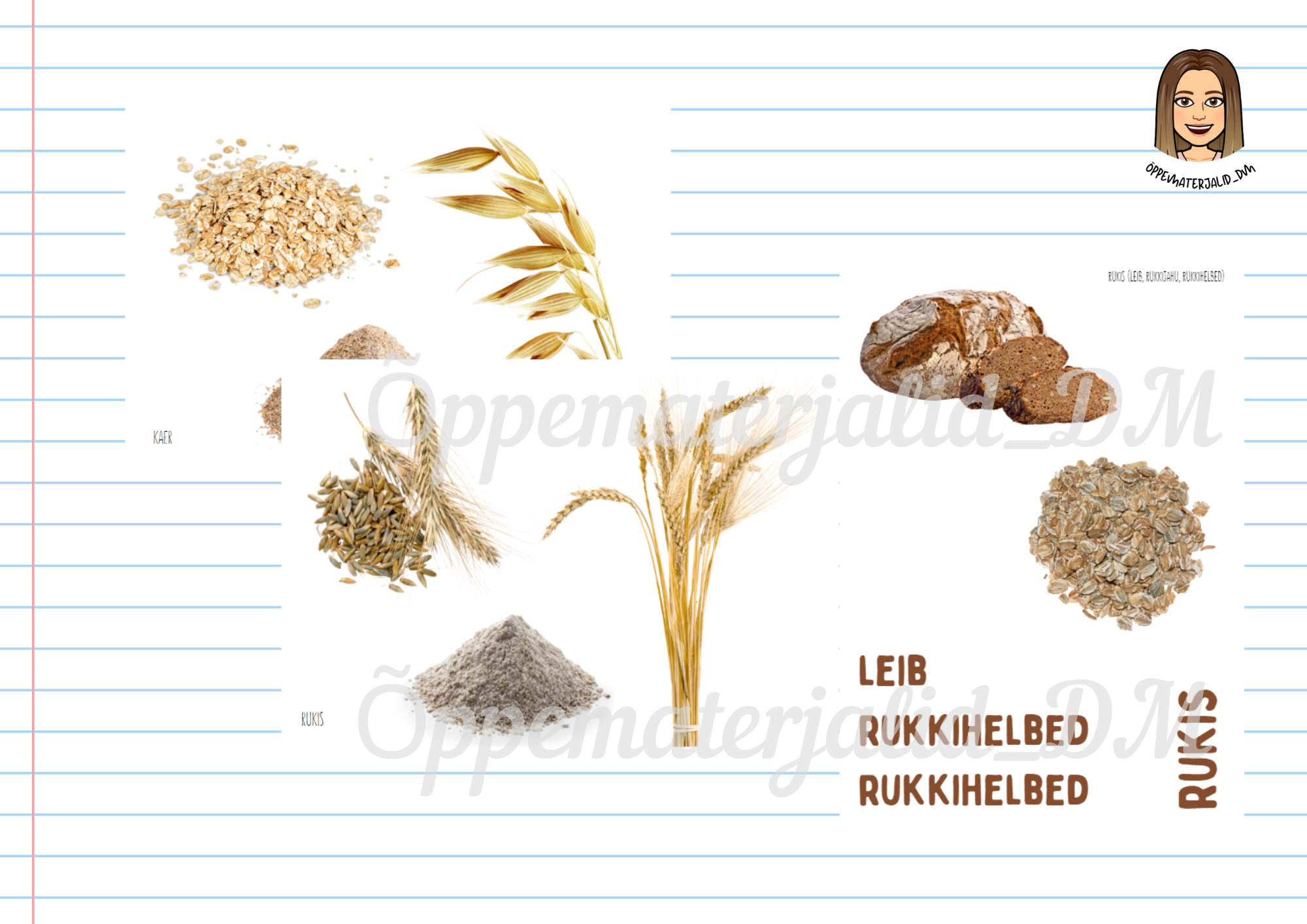 Teraviljad (sõnavarakaardid)