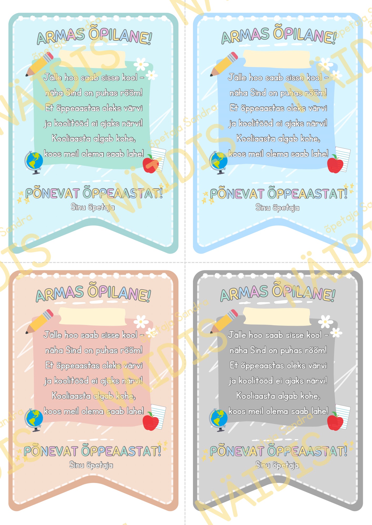 SOOVISEDELID ÕPPEAASTA ALGUSEKS - Image 2