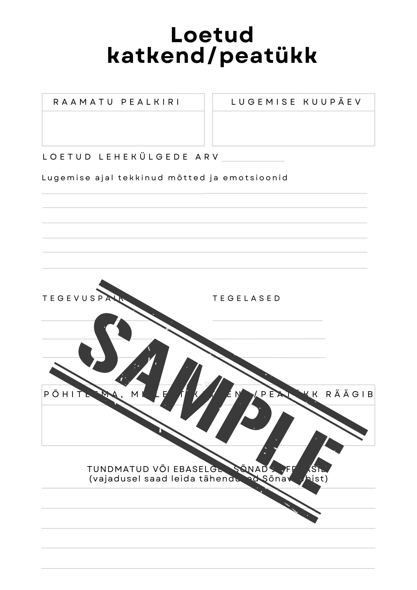 Lugemispäevik - Image 2