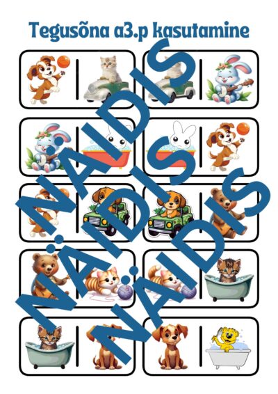 Doomino: tegusõna ainsuse 3.pööre