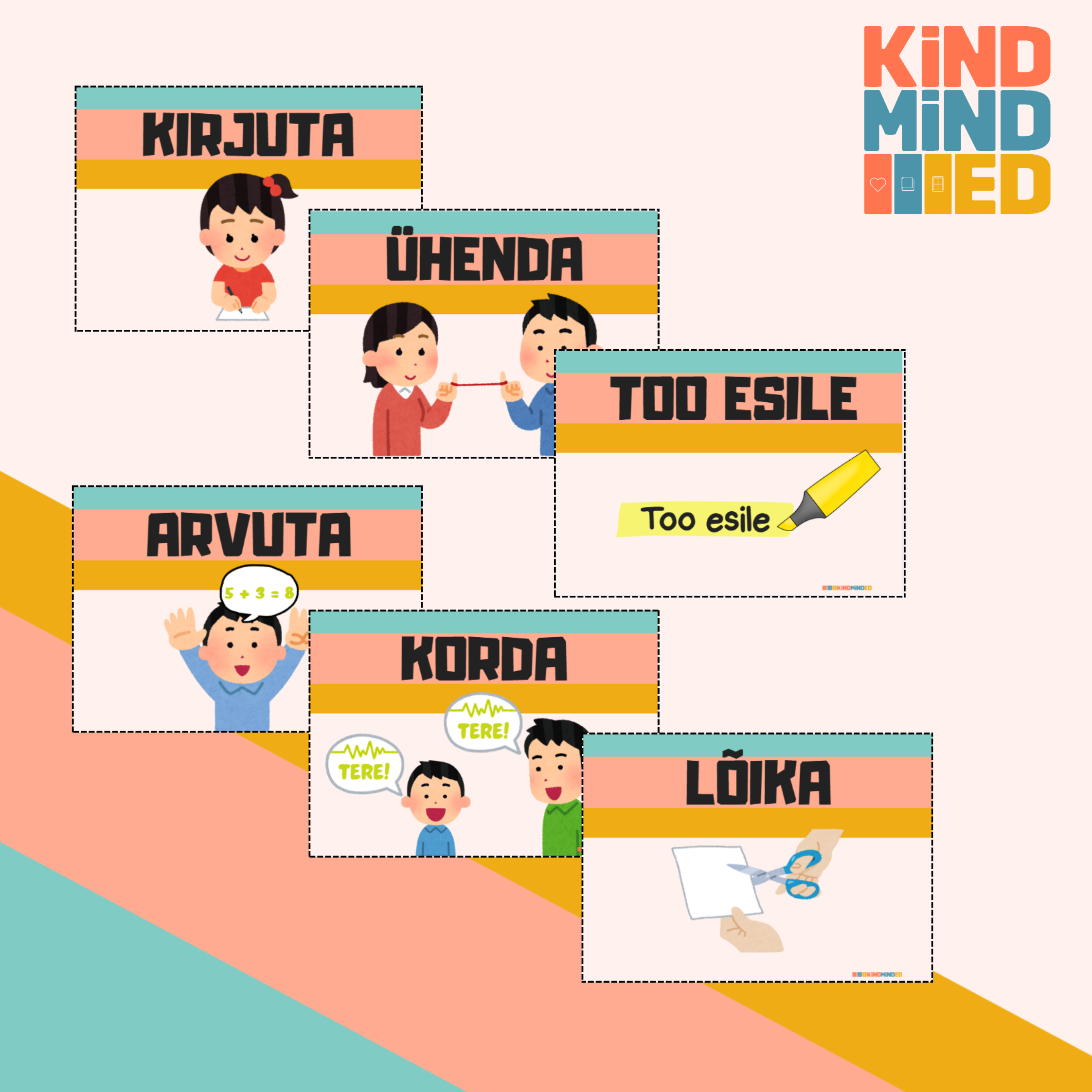 Klassiruumi plakatid: eesti keel teise keelena