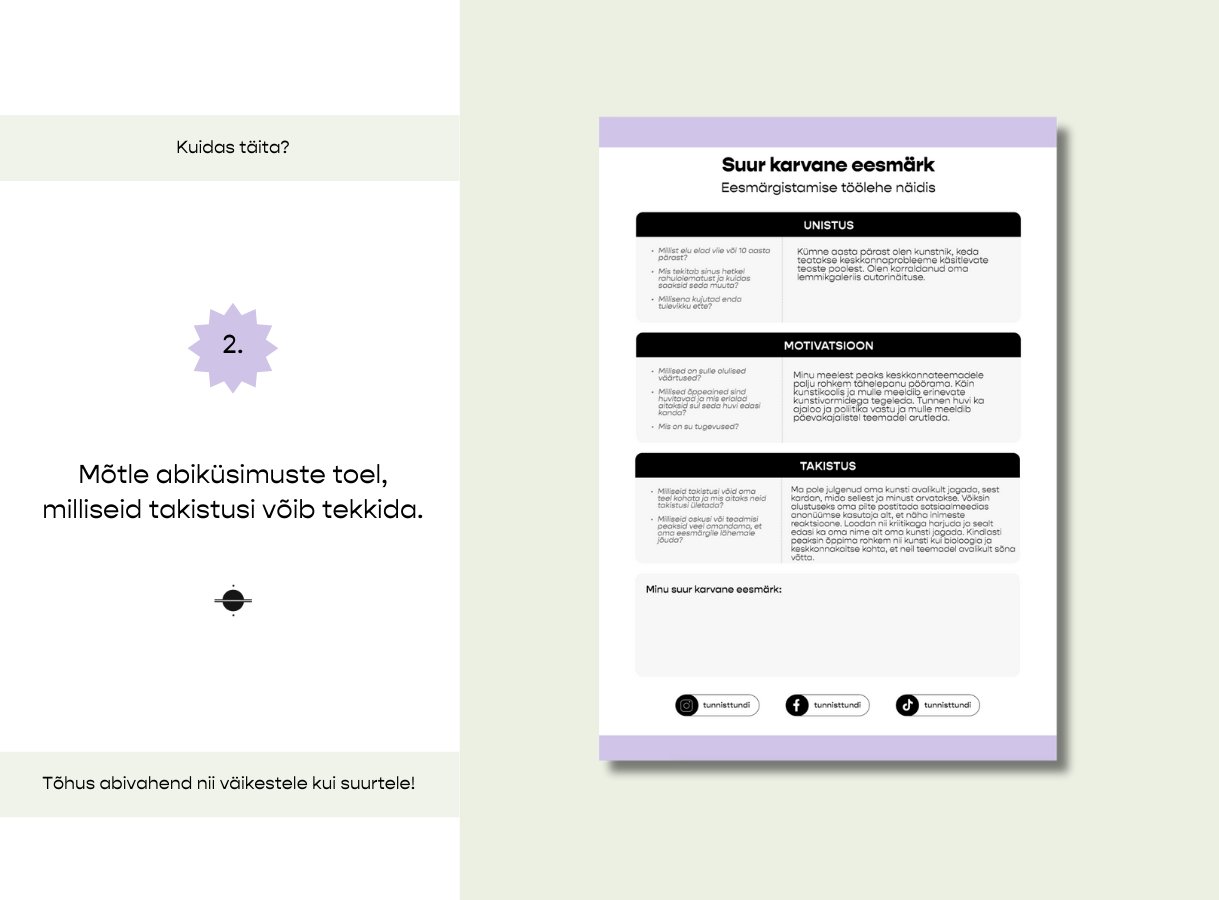 Suur Karvane Eesmärk – eesmärgistamise tööleht - Image 4