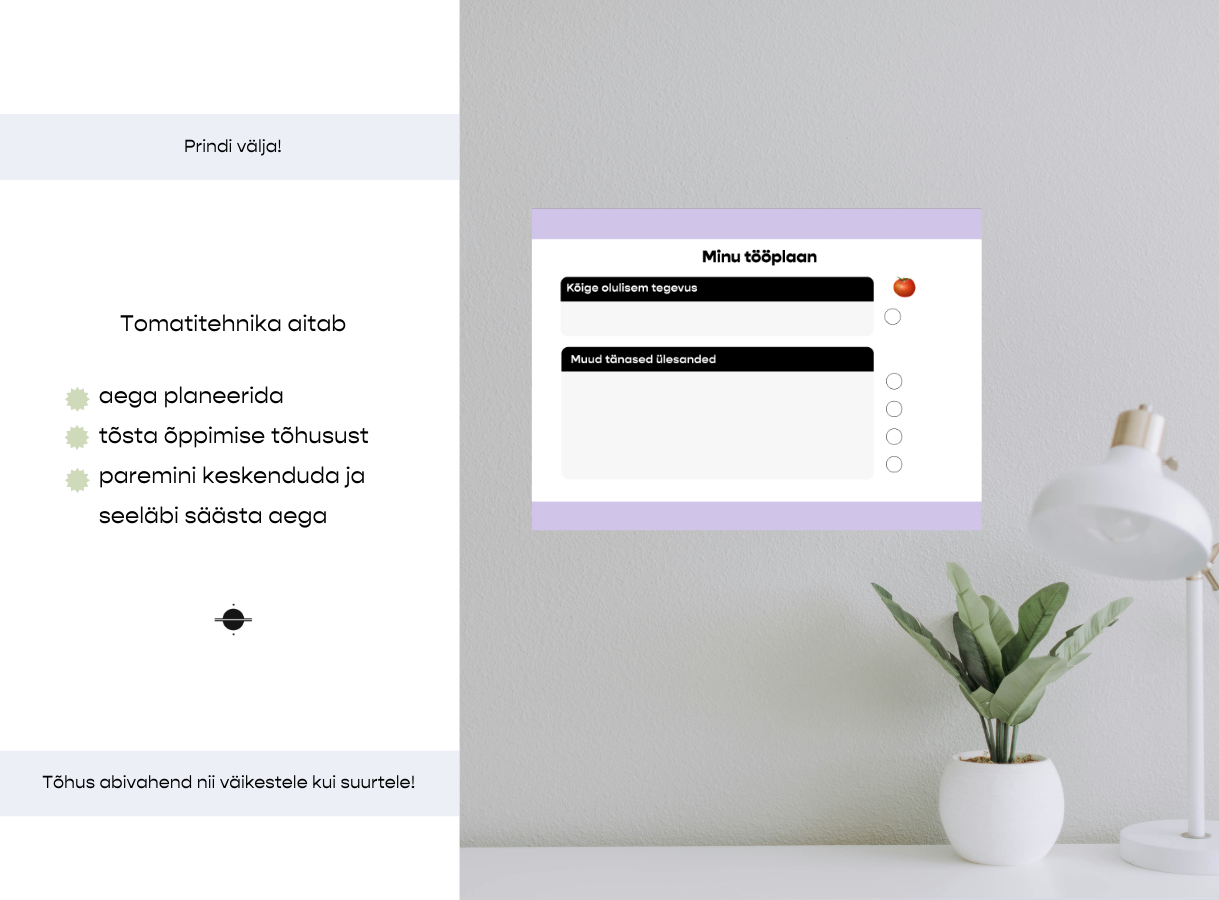Tomatitehnika – ajaplaneerimise tööleht - Image 2