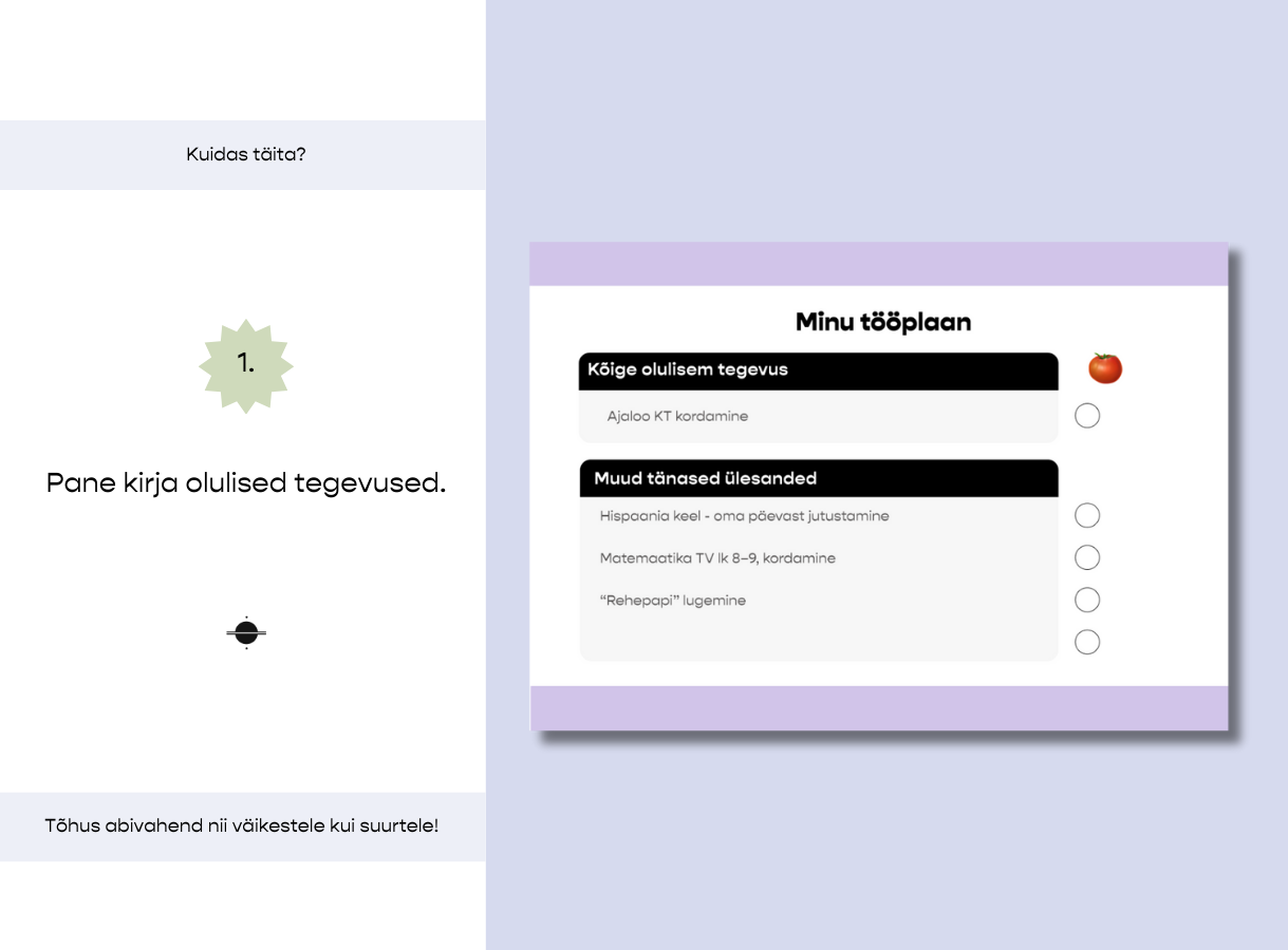 Tomatitehnika – ajaplaneerimise tööleht - Image 3