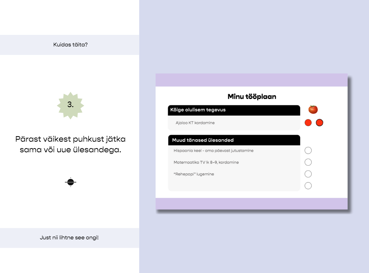 Tomatitehnika – ajaplaneerimise tööleht - Image 5