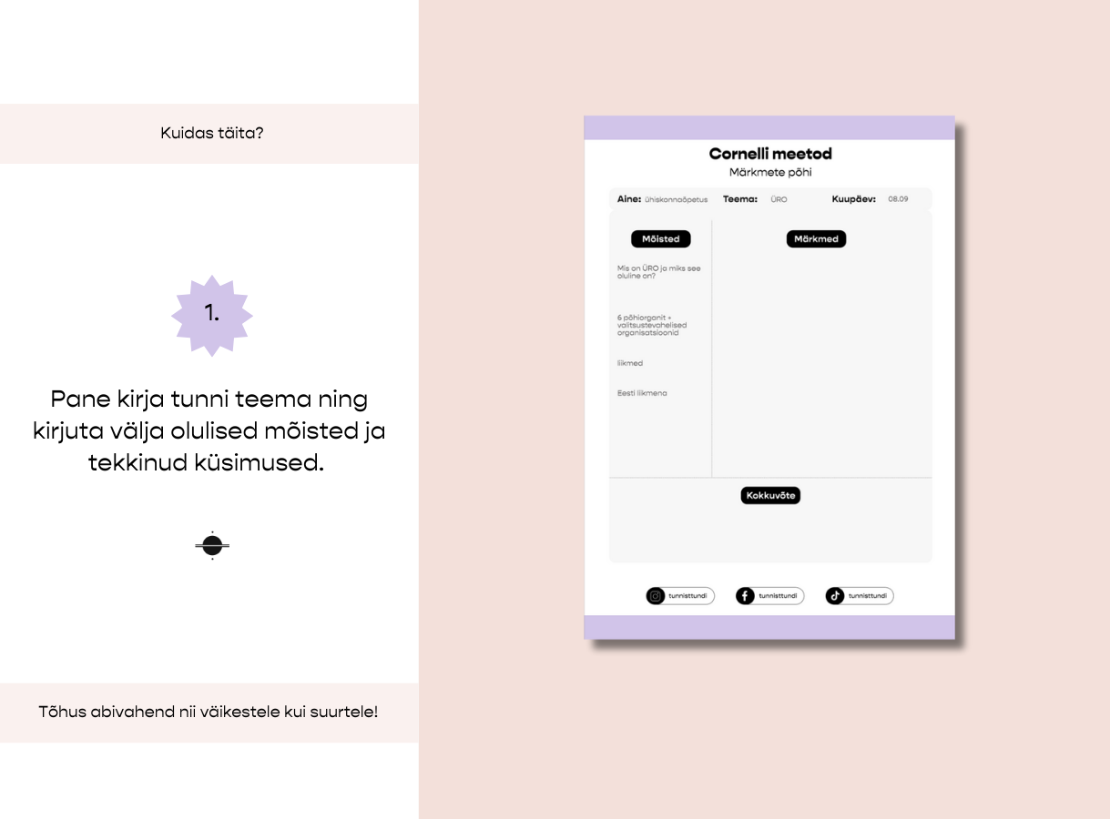 Cornelli meetod – märkmete tegemise põhi - Image 3
