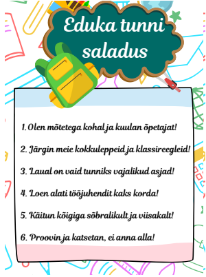 Plakatid klassi seinale (komplektis 9 lk) - Image 4