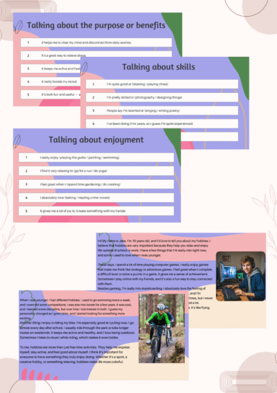 Esitlus "Hobbies & Interests"