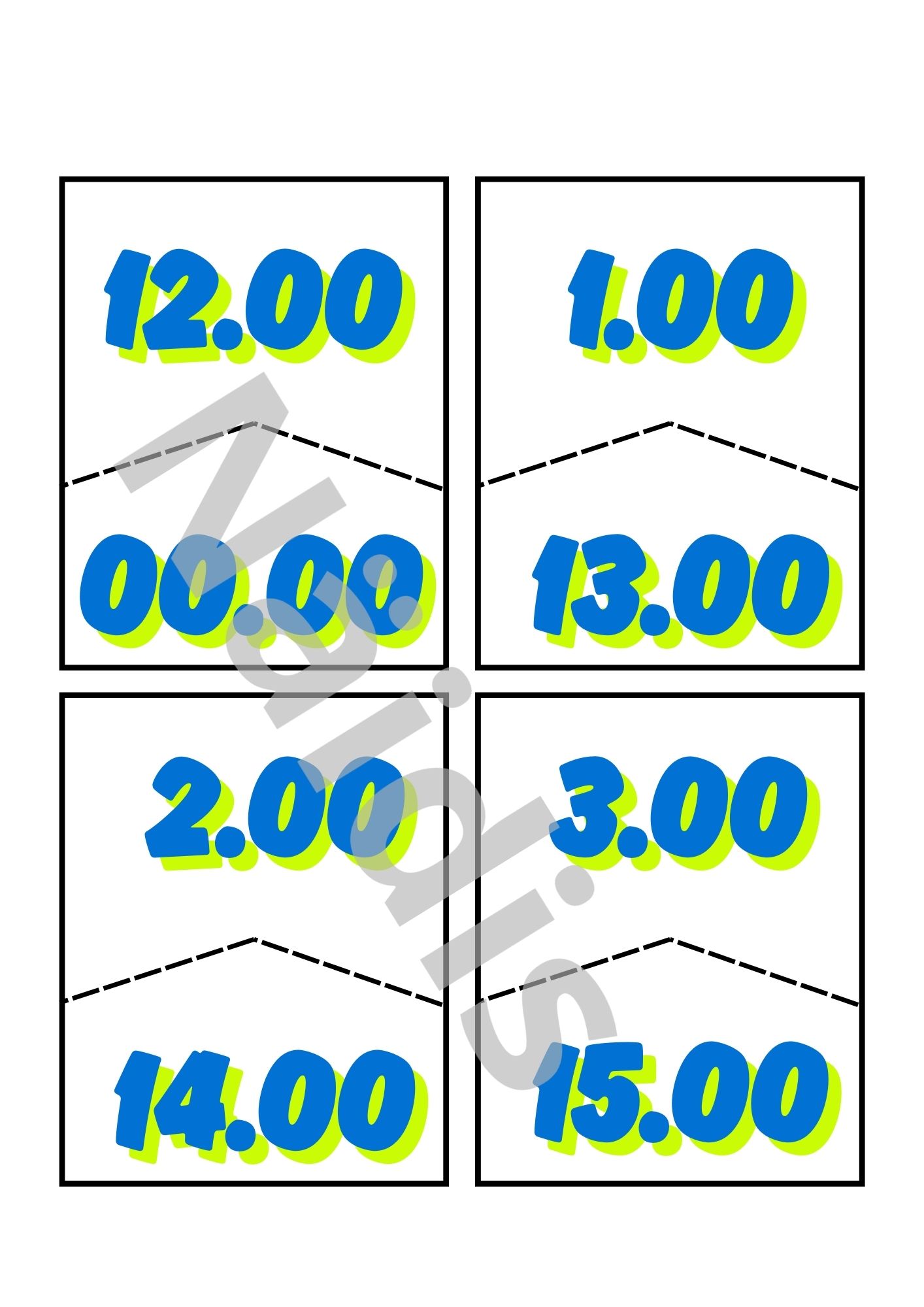 Kellaaeg. Täistund. Pusle - Image 2