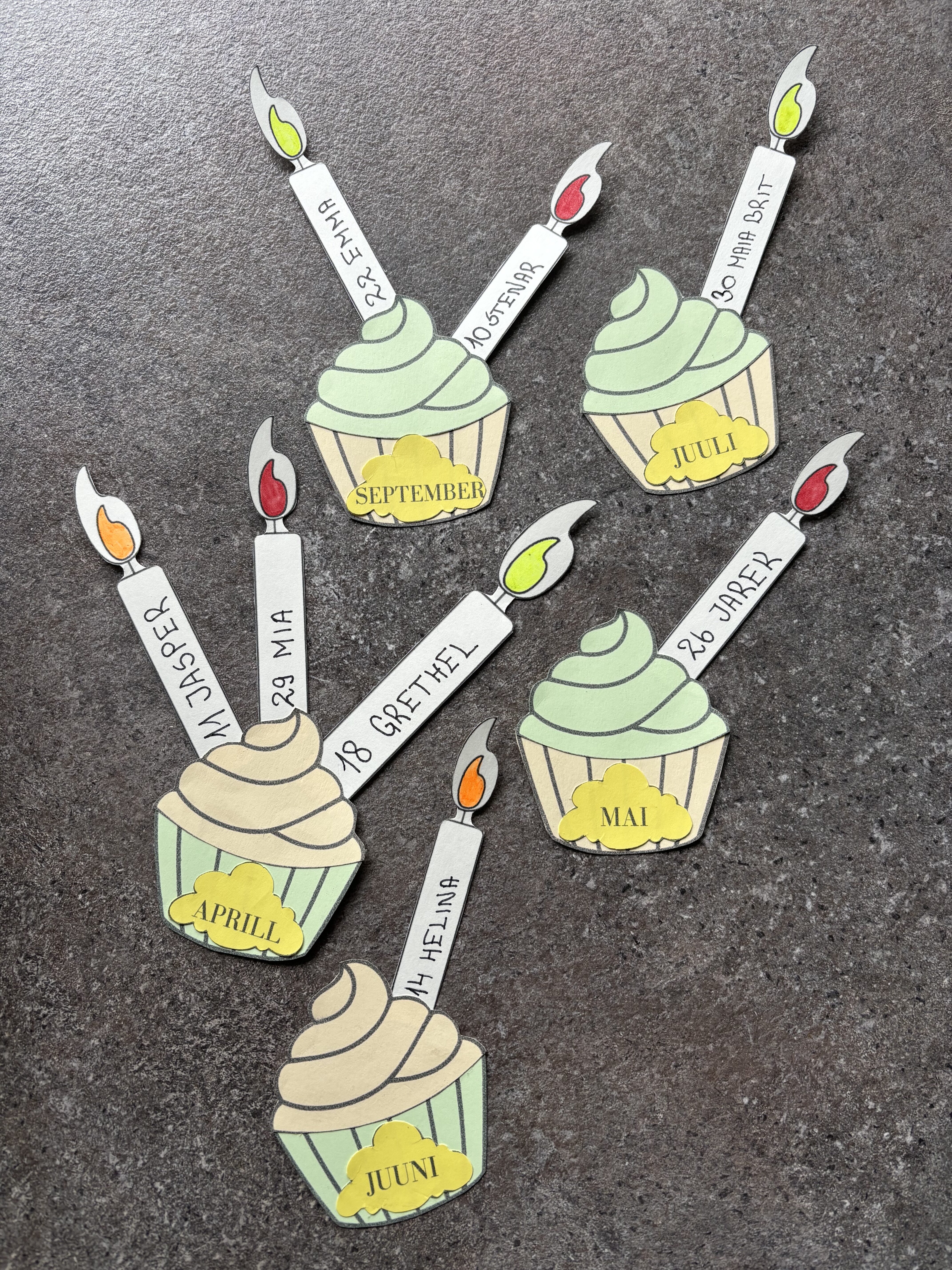 Sünnipäeva muffinid