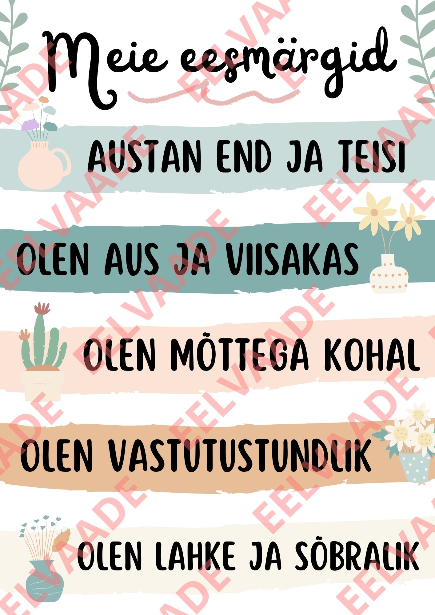 Klassi eesmärgid - eesmärkide seadmine ja täitmine lõbusalt, eesmärgipurk