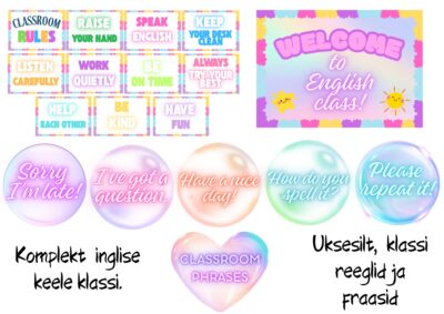 Komplekt inglise keele klassi