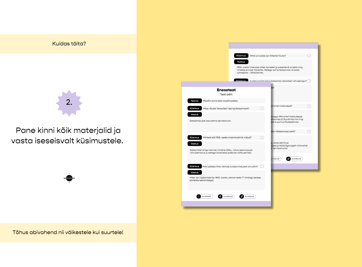 Enesetesti tööleht – meenutamise abimees - Image 4