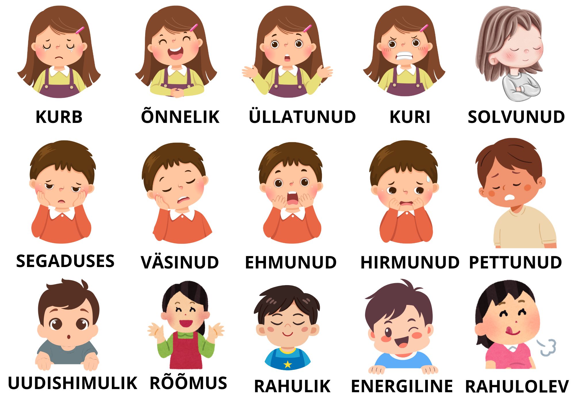 Emotsioonide plakat (A3)