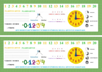 Kahepoolne järjehoidja matemaatika reeglitega