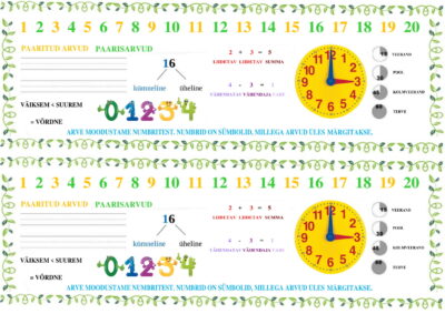 Kahepoolne järjehoidja matemaatika reeglitega