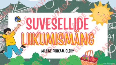 Suvesellide liikumismäng - milline puhkaja oled?