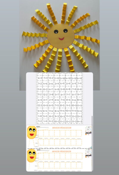 Matemaatiline aktiivõppe arvutamine "arvkiir-päikesekiir"