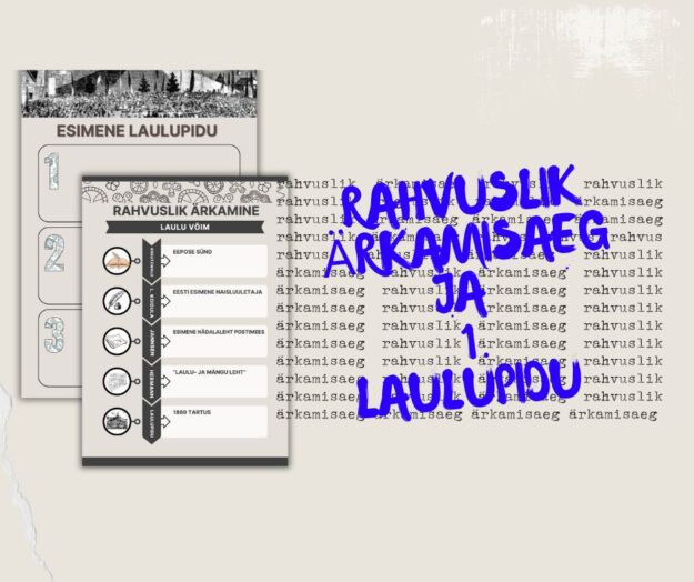 Rahvuslik ärkamine Eestis ja 1. laulupidu