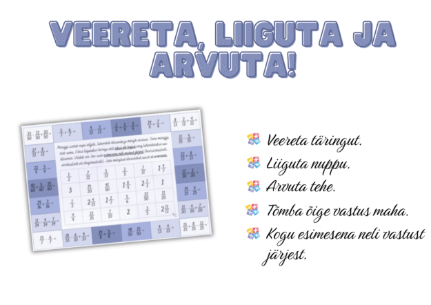 Veereta, liiguta ja arvuta!